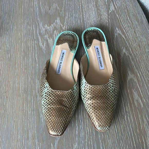 Manolo Blahnik Shoes - Manolo Blanhik mules, size 38.5